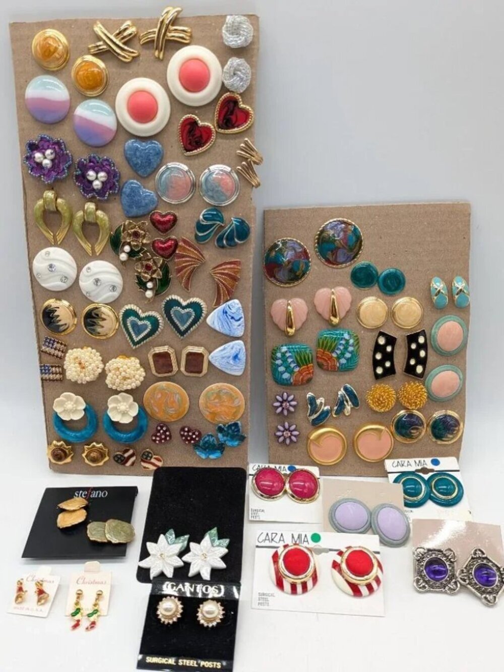 Vintage 80s & 90s reseller earrings 50+ bundle